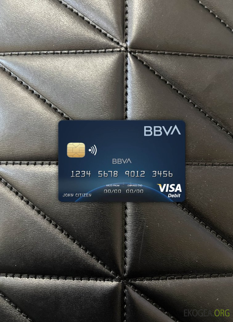 Colombie BBVA banque visa carte photolook avant